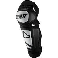 Leatt 3.0 EXT Protège-genoux et Tibias Noir Blanc Taille 2XL