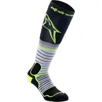 Alpinestars Chaussettes MX Pro V2 Black Gray Yellow Fluo
