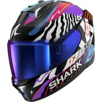 Shark Casque Skwal i3 Speed Fancy, noir/blanc/orange, 2XL (63/64)
