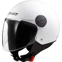 LS2 OF558 Sphere II Solid Brillant Blanc Casque Jet Taille S