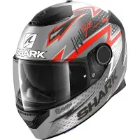 Shark Casque Spartan Adrian Parassol Mat, anthracite/rot, XS (53/54)