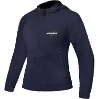 Ixon Touchdown L Marine Argent Femmes Blouson Moto Textile Taille M