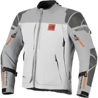 Alpinestars Nazca 3L Gore-Tex Pro, veste textile imperméable pour moto, gris/noir, taille M