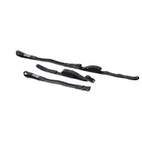 SW-Motech 2 sangles ajustables Noir. 500-1500 mm. - 2 sangles ajustables Noir. 500-1500 mm.