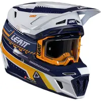 Leatt 8.5+velocity 5.5 Off-road Helmet Kit Bleu XS