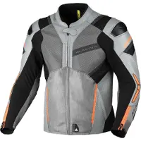Sonstiges Galvic Blouson de moto perforé en cuir/textile