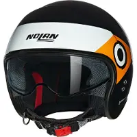 Nolan N21 06 Onirico 342 Noir Blanc Orange Brillant Casque Jet Taille XL