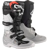 Alpinestars Bottes Tech 7S Junior - Couleurs Passées Black Silver White Gold