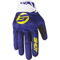 Shot Drift Spider Navy Jaune Gants Taille 10