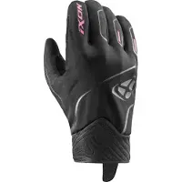 Ixon Pro Hurricane 2 L Noir Fuchsia Imperméable Femmes Gants Moto Taille S