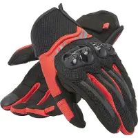 Dainese MIG 3 Air Tex Gloves Black Red Lava Taille M