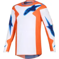 Alpinestars Maillot FLUID GRID, (orange/bleu, taille S)