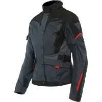Dainese Outlet Tempest 3 D-Dry Lady Ebony Noir Lava Rouge Blouson Taille 42
