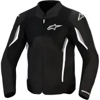 Alpinestars AST V3 Air, veste en textile ,Noir/Gris Foncé/Blanc ,M