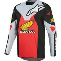 Alpinestars Honda Racer Veil Long Sleeve Jersey Rouge L Homme