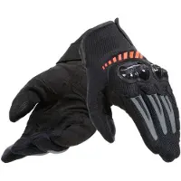Dainese Mig 3 Air, gants ,Noir/Rouge Néon ,L