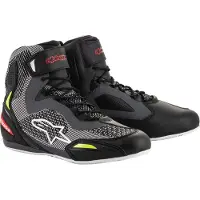 Alpinestars Faster 3 Rideknit, chaussures ,Noir/Gris/Jaune Néon ,6 US