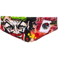 Turbo Joker On Fire Swimming Brief Rouge S Homme