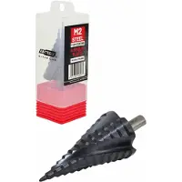 AWTOOLS WIERTŁO STOPNIOWE SPIRALNE M2-TiAlN / 4-20mm /BL