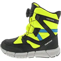 Geox Bottes bleu / vert fluo / noir