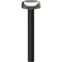 Luxform Lampe de jardin hybride Yukon gris