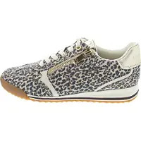 Marco Tozzi Baskets basses beige / brun foncé / jaune d'or