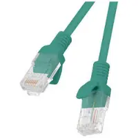 Lanberg Câble, patch cord CAT.5E 0.5m, vert