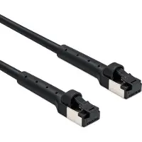 DeLOCK RJ45 Netzwerkkabel Cat.8.1 winkelbar bis 40 Gbps 0,5m