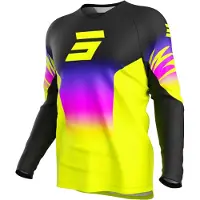 Shot Race Gear Devo X-trem Long Sleeve Jersey Jaune S Homme