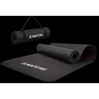 Matchu Sports Tapis De Fitness Noir