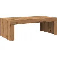 vidaXL Table basse Artisan-Chêne 102x50x35 cm Bois composite