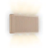 Briloner Lampe murale sans fil 17,5x9x4,5 cm rectangulaire 1 W 150 lm 2700 K blanc chaud intensité variable beige - Applique murale pour salon chambre couloir