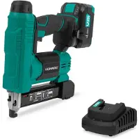 Vonroc Agrafeuse-cloueuse 20V | Batterie 4.0Ah et chargeur inclus