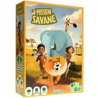 Geronimo Games MISSION SAVANE, Jeu de cartes, 5 ans, 15 min, 15 min