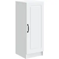 vidaXL Buffet blanc 33 x 34,5 x 87 cm en aggloméré