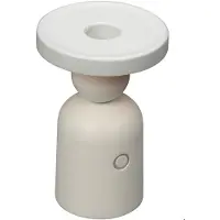 Konstsmide Lampe de table rechargeable Nantes Blanc pour bougeoir