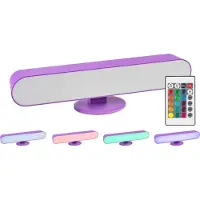 Rabalux Purple LED RGB lampe rechargeable Parker 3W avec DO 76017