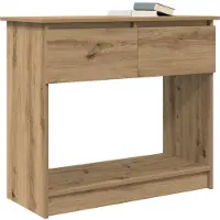 vidaXL Table console avec tiroirs chêne artisanal 85,5x38,5x74,5 cm