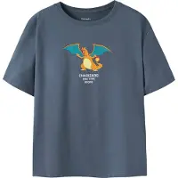 Name it T-Shirt 'NKMJyk Pokemon' saphir / azur / orange foncé / blanc cassé