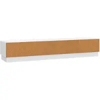 vidaXL Meuble TV avec tiroirs, blanc, 147 x 34,5 x 27 cm, aggloméré