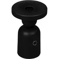 Konstsmide Lampe de table rechargeable Nantes Noir pour bougeoir