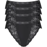 Sloggi Culottes & slips Chic Tai PACK DE 4 femmes - Noir - FR 48