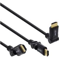 InLine 17055W câble HDMI 0,5 m HDMI Type A (Standard) Noir