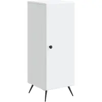 vidaXL Buffet blanc 33 x 34,5 x 90 cm en aggloméré