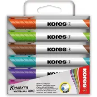 Kores K-MARKER - Marqueurs pour tableaux blancs (6x)