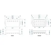 Lollar Standard Imperial Neck humbucker, noir