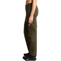 The North Face - Pantalon déperlant de randonnée - W Exploration Reg Straight Convertible Pant New Taupe Green pour Femme en Nylon - Taille 42 - Vert