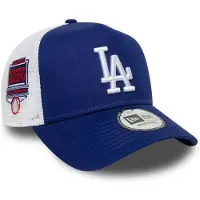 New Era Mlb La Dodgers Side Patch 9forty Aframe Trucker Cap Bleu
