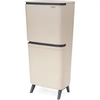 Brabantia Poubelle Sortup Hi 25+10+10l Soft Beige - International Bv
