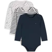 Tommy Hilfiger Boîte Cadeau - Body m/l - 3 Pack - Dark Nuit Mari - - 74 - Body M/L